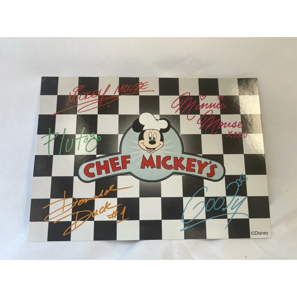 Disney‎ Autograph Card Lot Mickey Halloween EPCOT Chef Mickey Signed